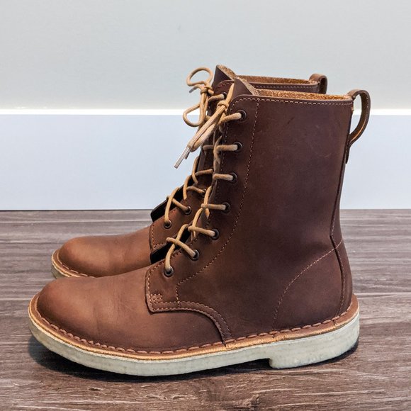 Clarks Desert Mali Brown Boots Womens Sz 6.5 EU 38 - Picture 4 of 12